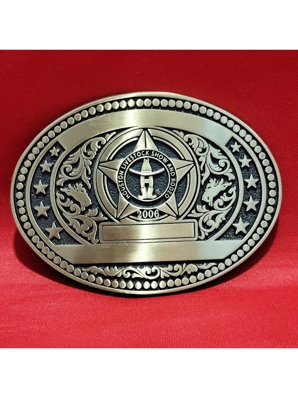 Vintage Warner Bros 2006 Houston Livestock Show and Rodeo Exhibitor Belt Buckle